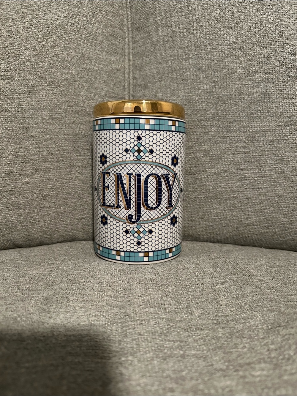 Anthropologie “Enjoy” Bistro Ceramic